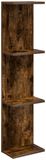 vidaXL - Wandplank - Gerookt - eiken - 25 x 15 x 100 cm