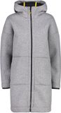 CMP Parka met capuchon voor dames, Wol, Grijs, Maat 38