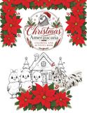 Christmas Ameraucana Chicken Coloring and Activity Book