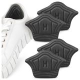 Merkloos / Sans marque SULPO 2 Paar Zwarte Hielbeschermers voor Schoenen - 1 cm Dik