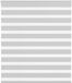 vidaXL Zebra rolgordijn 125x100 cm stofbreedte 120,9 cm lichtgrijs