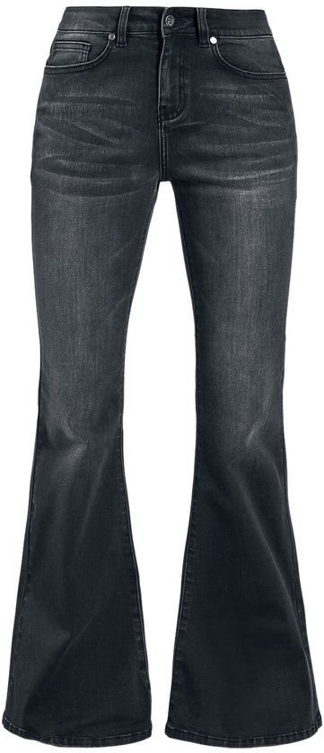 R.E.D. by EMP R.E.D. Rock-Engineered Design Zwarte jeans met lichte wassing - Dames - W28L32