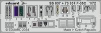 Eduard Modelbouwpakket - SS837 F-35C - Cockpit Details - Accessoires set - 1:72