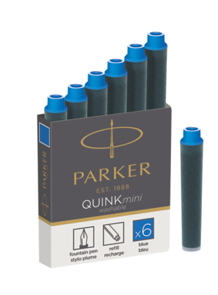 Parker 1950409 - Penvullingen - Zwart - 6 stuks