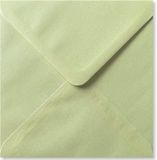 Merkloos / Sans marque Cards & Crafts 50 Luxe metallic vierkante enveloppen - 14x14 - soft lemon - 110grams - 140x140mm