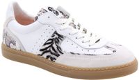 Floris van Bommel Sfw-10169 Minni Dames Sneakers Leer Wit Maat 40
