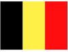 Bellatio Decorations Vlag van Belgie stickers - 10x - 7.5 x 10 cm - Binnen/buiten - voor supporters