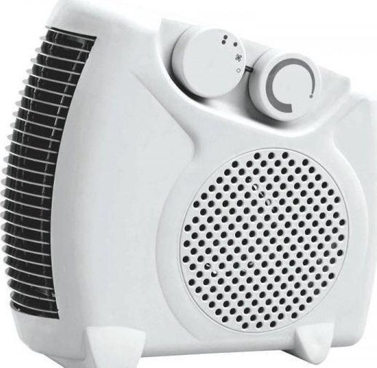 Botti Visto ventilatorkachel - 3 standen - Koud en warm - Elektrische kachel - Heating fan - 2000W wit