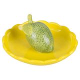 Villa d'Este Home Tivoli 2020 Fruit Life Decoratieve Schotel 11,2 cm Ronde Keramische Design Citroen