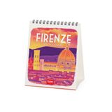 Legami Tafelkalender 2027, Florence, bureaukalender, 12 maanden en jaarplanner, Engels, sterrenbeelden, internationale feestdagen, 12 x 14,5 cm