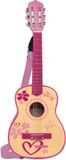 Bontempi WoodHarmony - Klassieke houten gitaar van 75 cm, roze