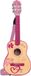 Bontempi WoodHarmony - Klassieke houten gitaar van 75 cm, roze