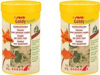 Sera Goldy Nature - 100 ml (2 potjes) - Vlokkenvoer voor kleine koudwatervissen