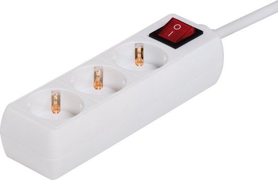 Brennenstuhl Eco-Line + Switch - 1,5m - Grijs/Zilver