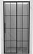 Mexen Rox porte coulissante douche droite 120, grille noire, noir