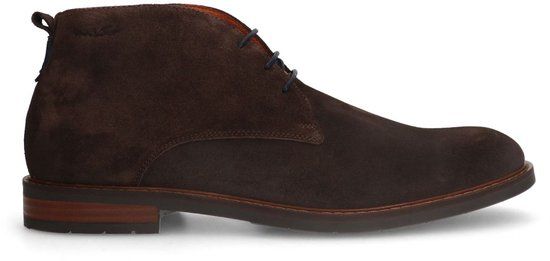 Van Lier - Heren - Bruine suède veterboots - Maat 41