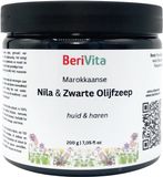 Berivita Nederlandse Bereidingsapotheek bv. Marokkaanse Zwarte Zeep met NILA 200gr