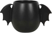 Something Different Bat Wing Rounded Mok/beker - Zwart
