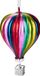BRUBAKER Heteluchtballon Kleurrijk - met De Hand Beschilderde Kerstballen van Glas - Mondgeblazen Kerstboomversieringen Figuren Grappige Decoratieve Hangers Boombal - ca. 11 cm