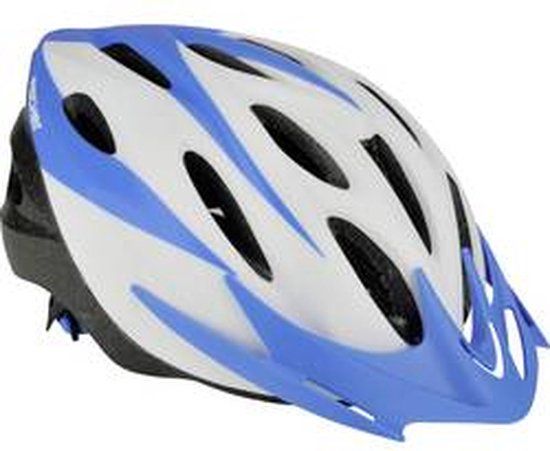 FISCHER Sportiv City Fietshelm - Wit/Lichtblauw - Maat S/M