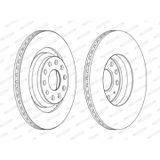 Ferodo Disque de frein DDF1503C