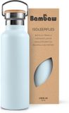 Bambaw® 1 Liter RVS Thermosfles - Lichtblauw