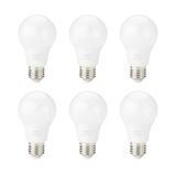 Amazon Basics Ledlamp met Edison-schroefdraad (E27), 8 W (gelijk aan 60 W), koud wit, niet dimbaar, 6 stuks