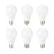 Amazon Basics Ledlamp met Edison-schroefdraad (E27), 8 W (gelijk aan 60 W), koud wit, niet dimbaar, 6 stuks