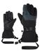Ziener GHALION Skihandschoenen, wintersport, waterdicht, lange manchetten, zwart, donkere jungle, 10,5