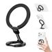 NEEWER Magnetische telefoongrip, dubbele zijmagneet mobiele telefoon ringhouder standaard opvouwbare standaard draagbaar compatibel met MagSafe iPhone Samsung Android voor autohouder workout gym
