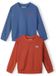 Minoti sweater meisjes met ronde hals - katoen - blauw