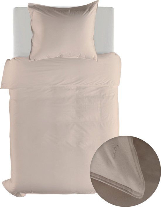 Dekbedovertrek Yellow Suite Zermatt - Dollar Sand 140x200 cm - Katoen - Beige