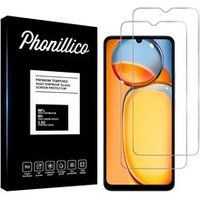 Phonillico® Gehard glas voor Xiaomi Redmi 13C [Pack 2]