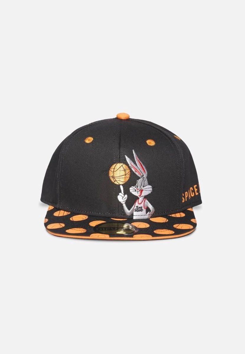 Looney Tunes Space Jam Bugs Bunny Snapback Cap Zwart - Official Merchandise