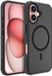 Selected by GSMpunt.nl Apple iPhone 16 Hoesje Dual-Layer Hybride Back Cover met MagSafe Zwart