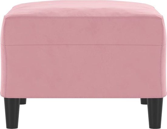 vidaXL Voetenbank 70x55x41 cm fluweel roze