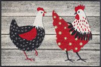 Wash+Dry Chicken Farm Deurmat, 50 x 75 cm