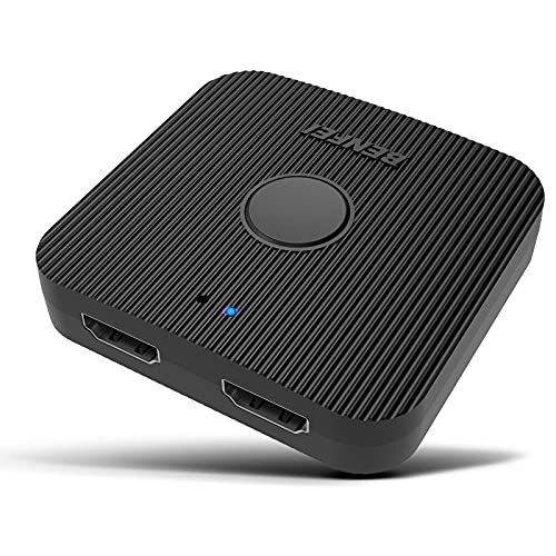 BENFEI HDMI-schakelaar, 4K HDMI Switcher 2 Input 1 Output, 1 Input 2 Output, ondersteunt 4K 3D HD 1080P Compatibel voor Firestick, Xbox PS4 Roku HDTV
