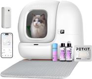 SURIGHT Automatische zelfreinigende kattenbak - 76 liter - kattentoilet met app-bediening - voor meerdere katten