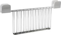 Alessi Sg68rack W broodroostertang van roestvrij staal 18/10, glanzend en pc, wit