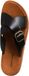Super Mode He Valentine Platte instapsandalen Zwart Synthetisch Vrouwen Maat 41