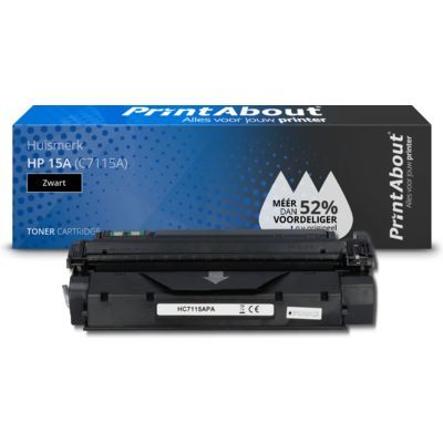 PrintAbout Huismerk HP 15A (C7115A) Toner Zwart - Compatibel