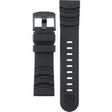 Luminox FPX.3800.21B.K horlogeband voor heren, rubber, zwart, duiker, zwart