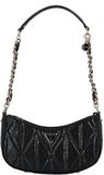 GUESS Aldina Top Zip Shoulder Bag Black zwart