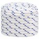vidaXL Multifunctioneel touw 20 mm 100 m Wit en Blauw PP