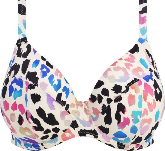 Elomi PARTY BAY UW PLUNGE BIKINI TOP Dames Bikinitopje - Multi - Maat 90F (EU)