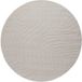 Palmeras Tapis De Surface Rond Palmeras Crème Ø 200 cm Polyester