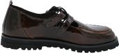 Saika - Lage sneakers - Vrouwen - Leer - Rubber - Bruin - Maat 40