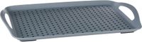 Secret de Gourmet Dienblad/serveerblad antislip grijs 45 x 32 cm