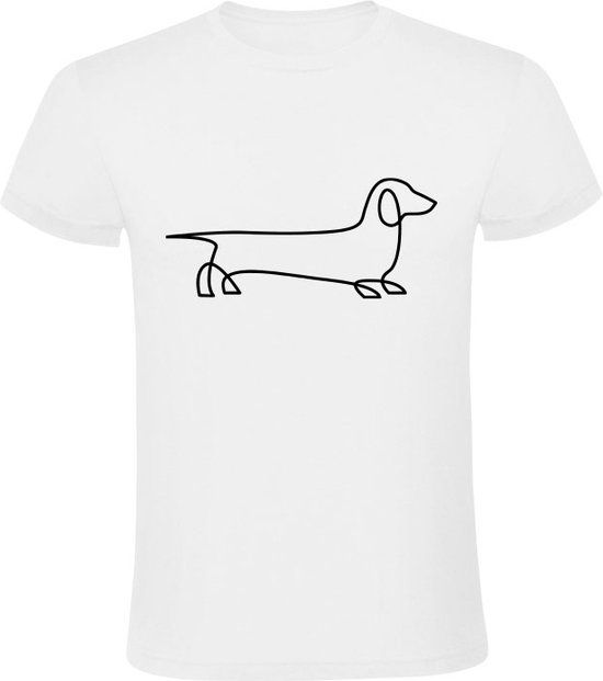 Sol's Teckel Heren T-shirt - Wit - 3XL